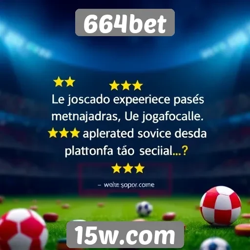Avaliações de jogadores destacam a experiência no 664bet